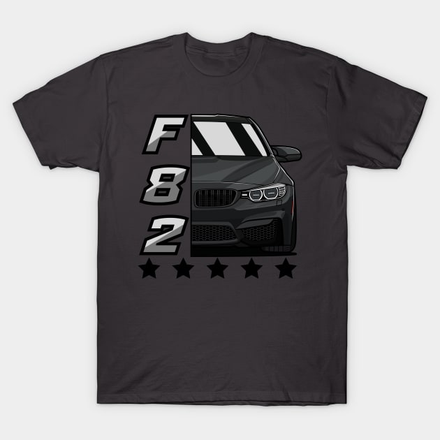 Black M4 F82 T-Shirt by dipurnomo